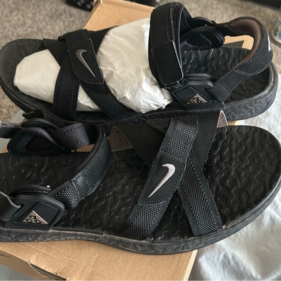 Nike ACG Other - 2 pair!! Nike sandals size 15 made for size 14 NEW!